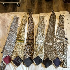 6 Green/Blue ties for the price of one